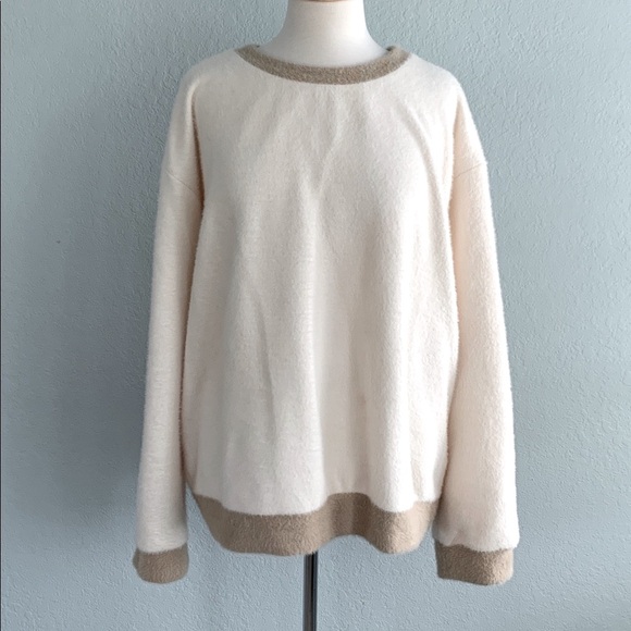 Anthropologie Maeve Cozy Ringer Sweatshirt - Picture 7 of 16